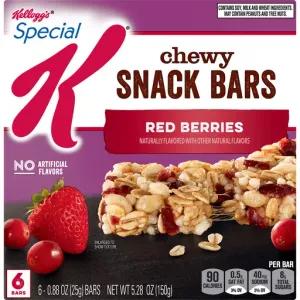 Image of Special K Chewy Snack Bars Red Berries 6 Count - 5.28 Oz