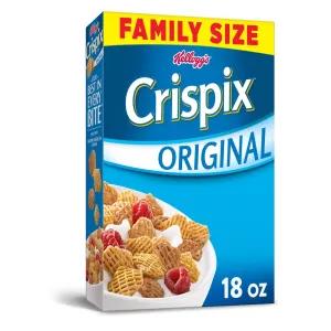 Image of Kellogg's, Crispix, Breakfast Cereal, Original, Family Size, 18 Oz