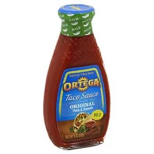 Image of Ortega Taco Sauce Thick & Smooth Original Mild Bottle - 8 Oz