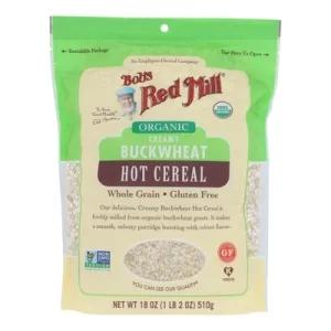 Image of Bob's Red Mill, Buckwheat Hot Cereal, Gluten Free, Organic, Creamy, 18 oz
