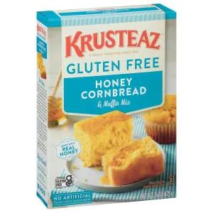 Image of KRUSTEAZ Cornbread Mix and Muffin Mix Gluten Free Honey Box - 15 Oz