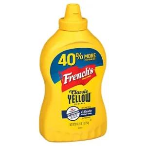Image of French's Classic Yellow Mustard, No Artificial Colors, 20 oz