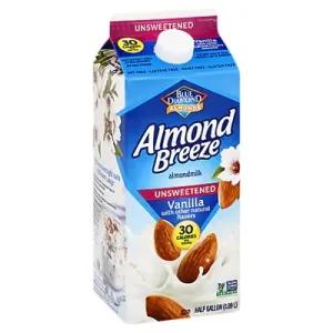 Image of Blue Diamond Almonds Almond Breeze Milk Unsweetened Vanilla 30 Calories - 64 Fl. Oz.