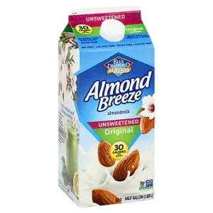 Image of Blue Diamond Almonds Almond Breeze Milk Unsweetened Original - 64 Fl. Oz.