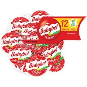 Image of Babybel Original Mini Semi Soft Cheese 12 Count - 9 Oz.