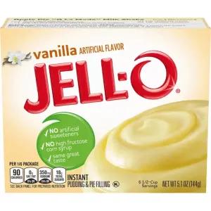 Image of JELL-O Pudding & Pie Filling Instant Vanilla - 5.1 Oz