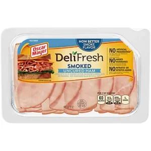 Image of Oscar Mayer Deli Fresh Smoked Uncured Ham Deli Meat