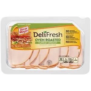 Image of Oscar Mayer Deli Fresh Oven Roasted Sliced Turkey Breast Lunch Meat, 9 oz Package