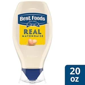 Image of Best Foods Real Mayonnaise Squeeze Bottle - 20 Fl. Oz.