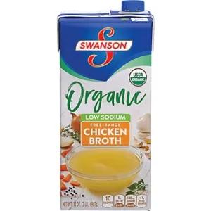 Image of Swanson Chicken Broth 99% Fat Free 32oz. Box