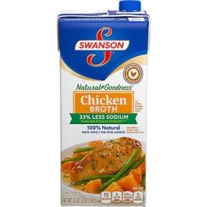 Image of Swanson Broth Chicken Natural Goodness Fat Free Low Sodium 32oz. CTN