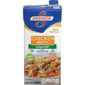 Image of Swanson Gluten Free Unsalted Chicken Broth - 32 fl oz
