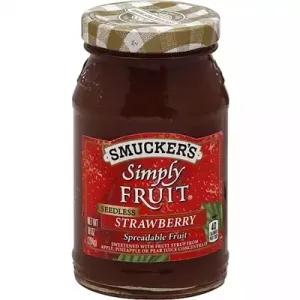 Image of Smucker's® Simply Fruit® Strawberry Seedless Spreadable Fruit - 10oz