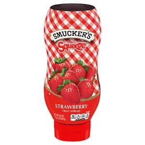 Image of Smucker's Fruit Spread Strawberry Jelly Squeezable 20oz BTL
