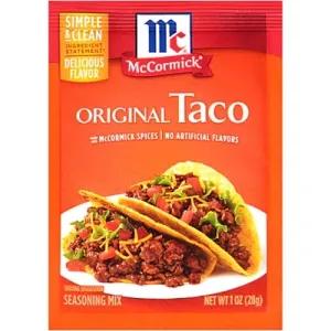 Image of McCormick Taco Original Original Taco Seasoning Mix - 1.25 Oz