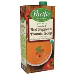 Image of Pacific Foods Organic Roasted Red Pepper and Tomato Soup