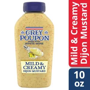 Image of Grey Poupon Mild & Creamy Dijon Mustard, 10 oz Squeeze Bottle