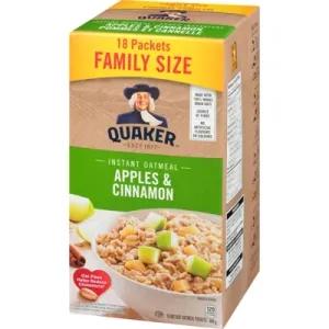 Image of Quaker Apples & Cinnamon Instant Oatmeal