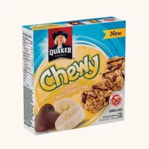 Image of Quaker Chewy Banana Chocolate Chip Granola Bars