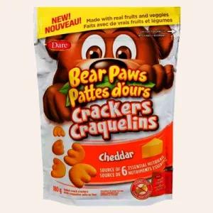 Image of Dare Bear Paws Crackers Cheddar