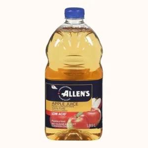 Image of Allen's Low Acid Apple Juice 1.89L