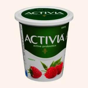 Image of Activia Yogurt with Probiotics, Raspberry Flavour, 650g
