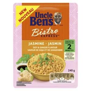 Image of Uncle Ben's Bistro Express® Jasmine Soy & Ginger Flavour Rice, 240g serving for 2.