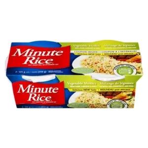 Image of Minute Rice® Vegetable Medley Rice Cups, 250 g