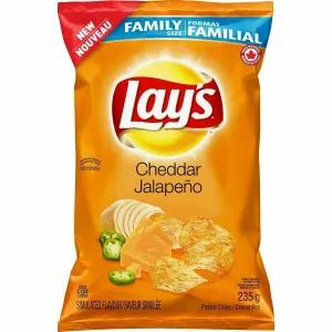 Image of Lays Chips, Cheddar Jalapeno Family Size