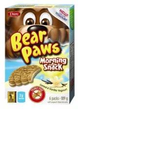 Image of Dare Bear Paws Morning Snack Cereal & Vanilla Yogourt Cookies