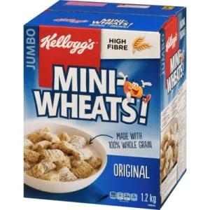 Image of Kellogg's Mini-Wheats Cereal Original, 1200g Jumbo