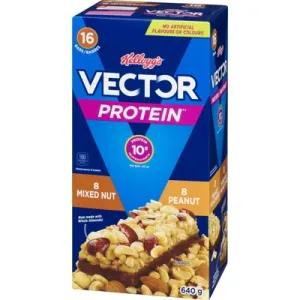 Image of Kellogg's Vector Protein bars, Jumbo Variety Pack, 640g, 16 bars