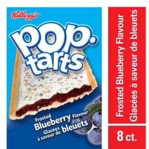 Image of Kellogg Pop-Tarts* Frosted Blueberry Toaster Pastries