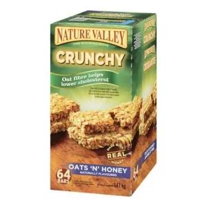 Image of NATURE VALLEY Crunchy Oats 'n' Honey Granola Bars, 64-Count, 1472 Gram
