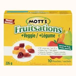 Image of Motts Fruitsations Assorted Fruits & Veggie Fruit Flavoured Snacks