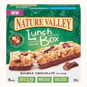 Image of NATURE VALLEY Lunchbox Double Chocolate Granola Bars, 5-Count, 130 Gram