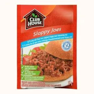 Image of Club House, Dry Sauce/Seasoning/Marinade Mix, Sloppy Joe, Less Salt, 35g