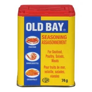 Image of Old Bay, Seasoning for Seafood Poultry Salads Meats, Original Blend, Plastic Can, 74g