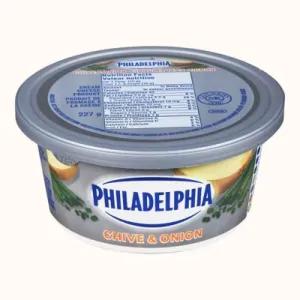 Image of PHILADELPHIA CREAM CHEESE-SOFT CHIVE AND ONION