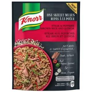 Image of Knorr One Skillet Meals Steak, Peppers, Brown Rice and Quinoa