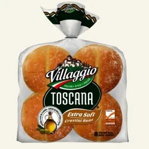 Image of VILLAGGIO Toscana Extra Soft Crustini Hamburger Buns