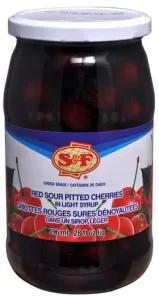 Image of S&F Red Sour Pitted Cherries