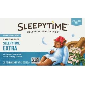 Image of Celestial Seasonings Sleepytime Herbal Tea Bags Caffeine Free Extra 20 Count - 1.2 Oz
