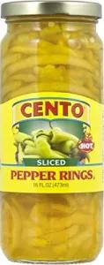 Image of Cento Sliced Pepper Rings Hot