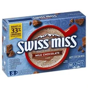 Image of Swiss Miss Milk Chocolate Flavor Hot Cocoa Mix (8) 1.38 Ounce Envelopes