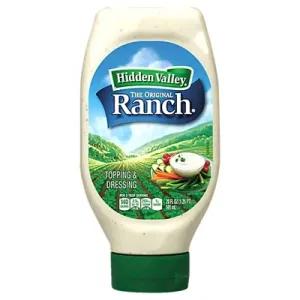 Image of Hidden Valley Easy Squeeze Original Ranch Salad Dressing & Topping, Gluten Free, Keto-Friendly - 20 Ounce Bottle