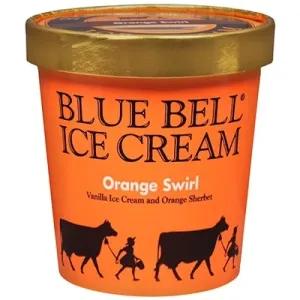 Image of Blue Bell Ice Cream, Gold Rim Pint, Assorted Flavors, 16 oz.