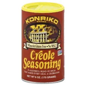 Image of Konriko, Creole Seasoning, 6oz Canister (Pack of 6)