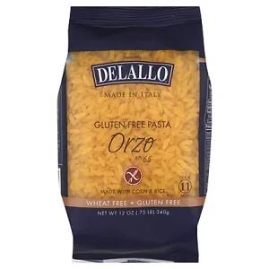 Image of Delallo Gluten Free Corn & Rice Pasta Orzo No.65 -- 12 oz