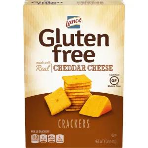 Image of Lance Real Cheddar Cheese Gluten Free Crackers - 5oz